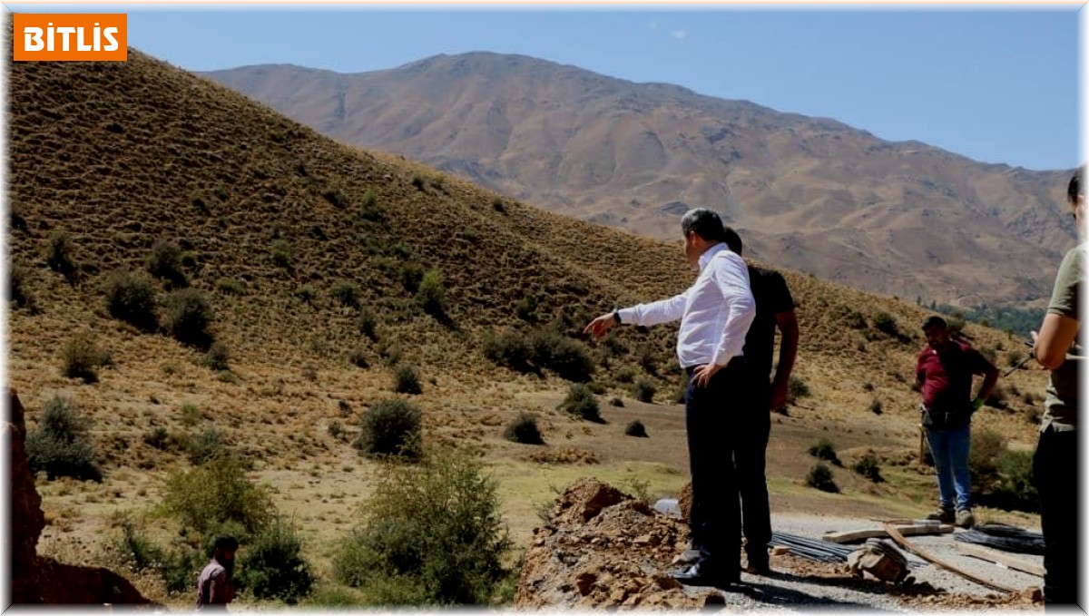 Kaymakam Özçelik Çökekyazı köyünde yapılan çalışmaları inceledi