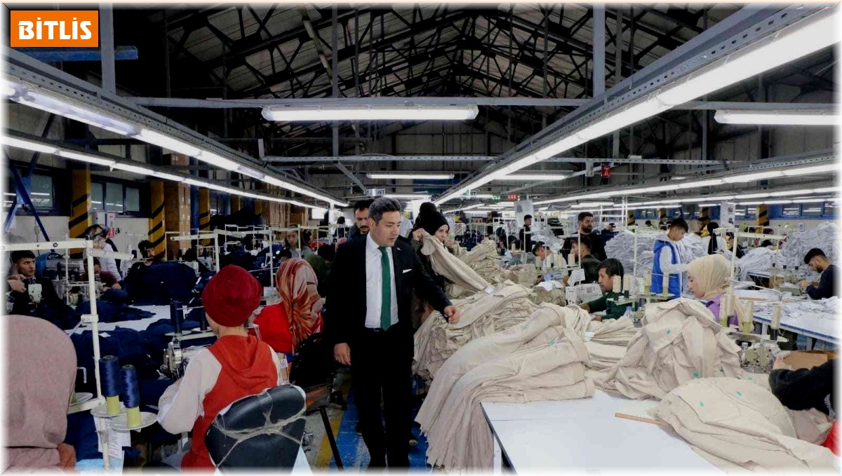 Kaymakam Özçelik'ten tekstil atölyesine ziyaret