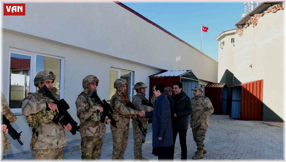 Kaymakam Sakarya ve Başkan Şeylan'dan askeri üs bölgesine ziyaret