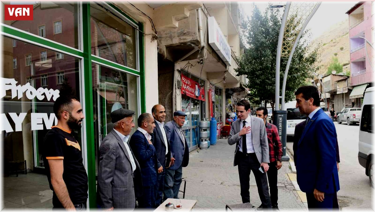 Kaymakam Sakarya ve Başkan Şeylan'dan esnaf ziyareti