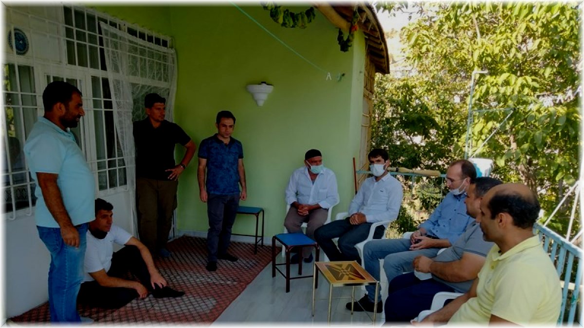 Kaymakam Sarıdoğan, şehit aileleriyle bir araya geldi