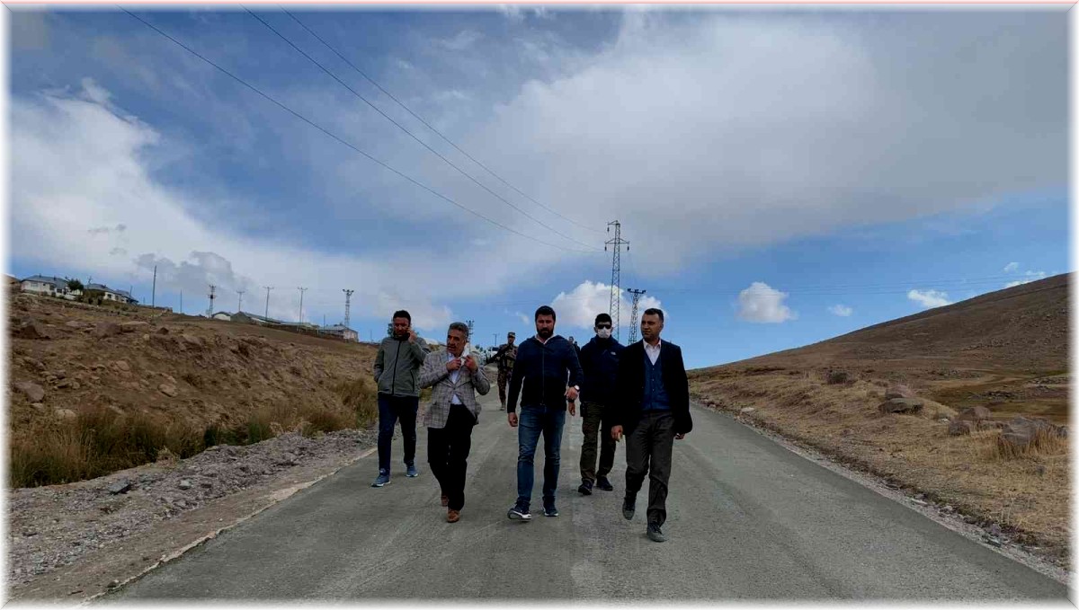 Kaymakam Savar, iki ilçeyi birbirine bağlayacak yolu inceledi