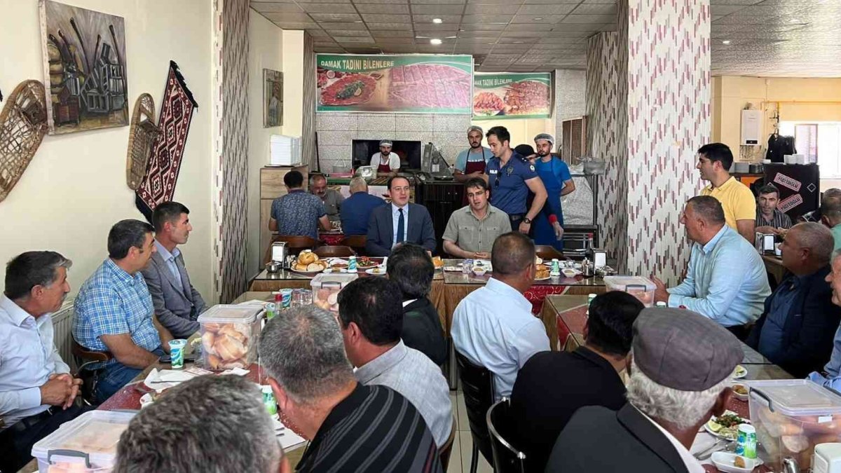 Kaymakam Türker, şehit aileleri ve gazilerle bir araya geldi