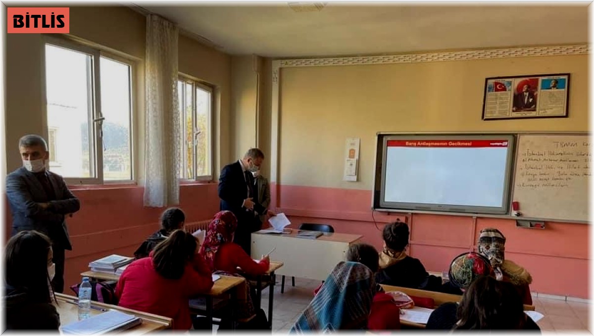 Kaymakam Yelek'ten okul ziyareti