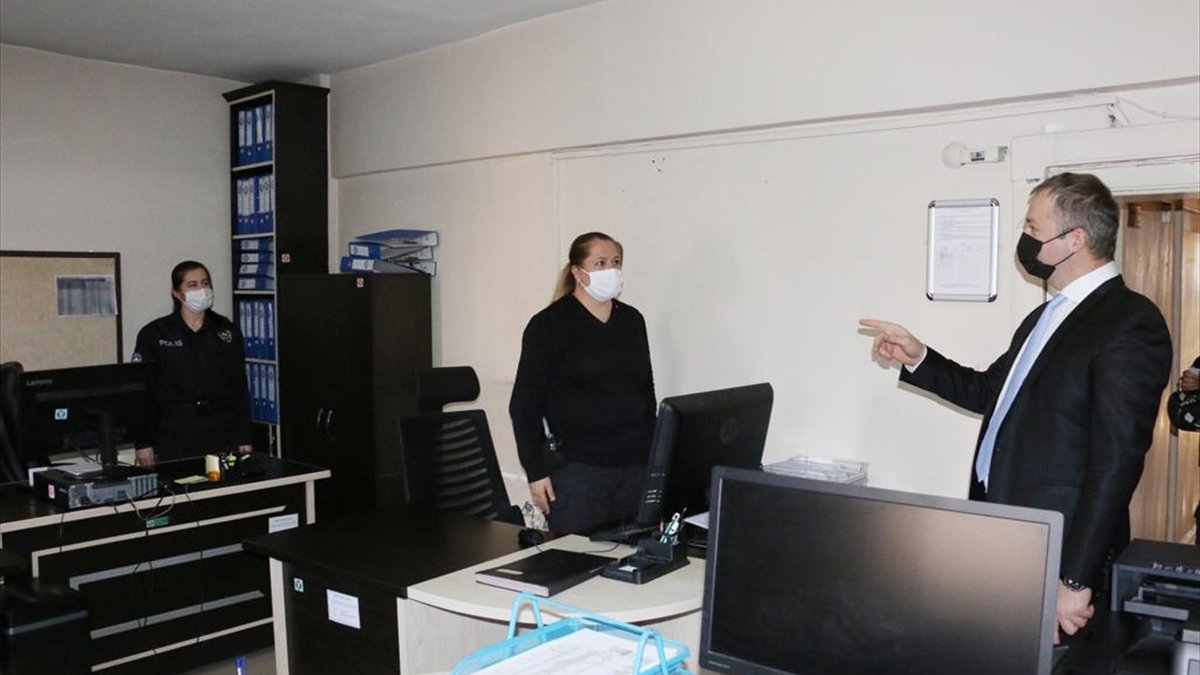 Kaymakam Yelek'ten polis ve jandarmaya ziyaret