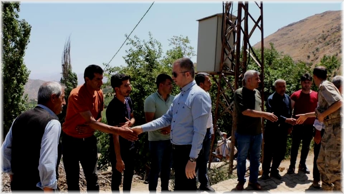 Kaymakam Yelek'ten taziye ziyareti
