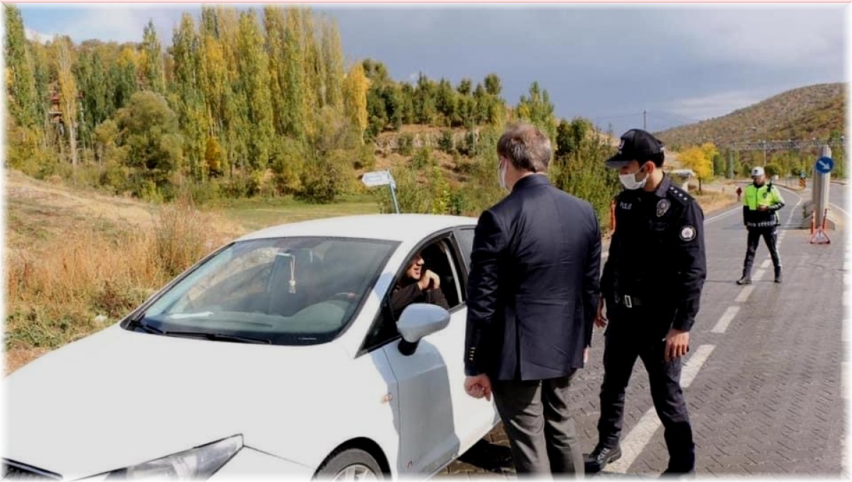 Kaymakam Yelek trafik uygulamasına katıldı