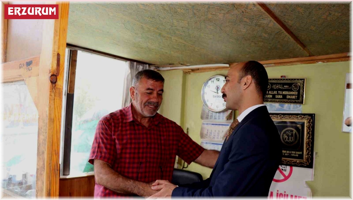 Kaymakamdan esnaf ziyareti