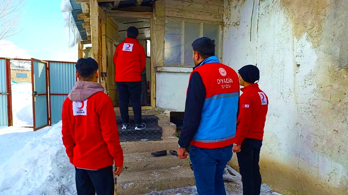 Kaymakamlık koordinasyonunda Diyadin’de ihtiyaç sahibi ailelere destek çalışması