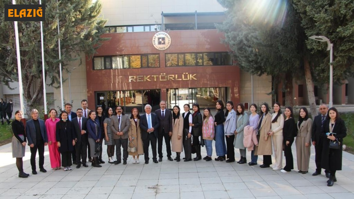 Kazakistanlı 25 öğrenci Fırat Üniversitesi'nde staj yapacak