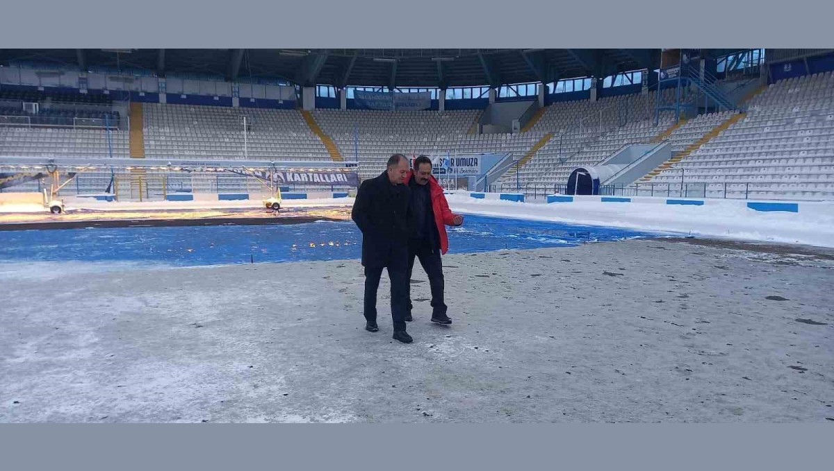 Kazım Karabekir Stadı'nda yoğun seferberlik