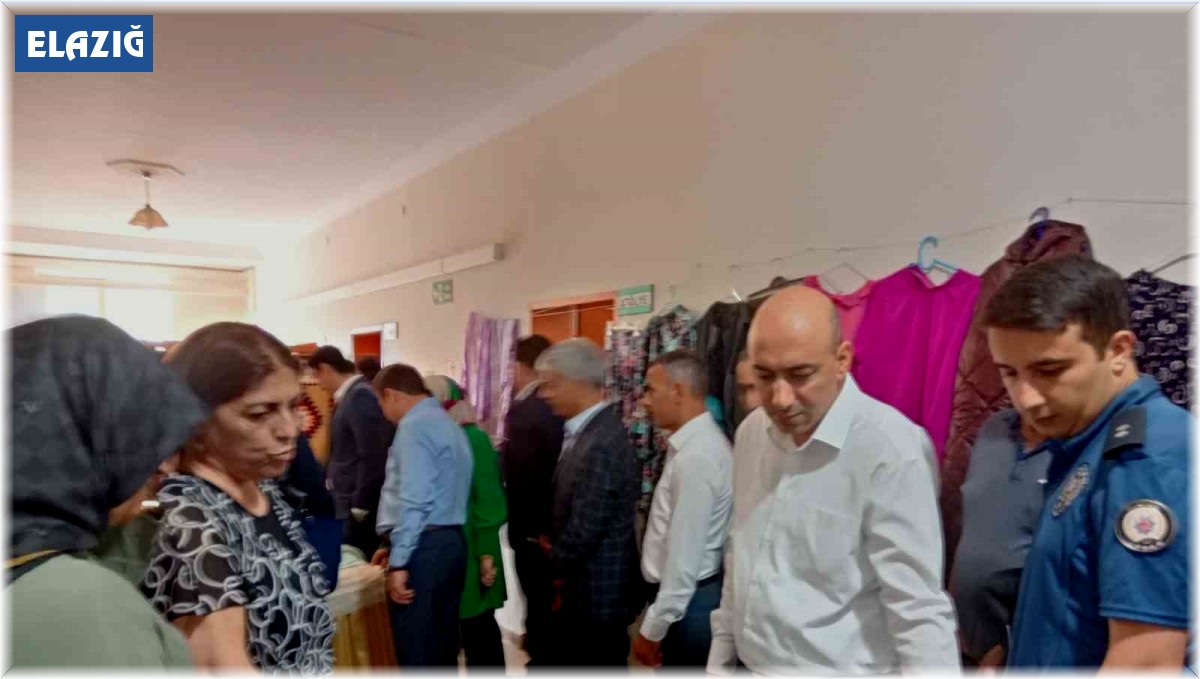 Keban'da HEM kursiyerlerinden yıl sonu sergisi