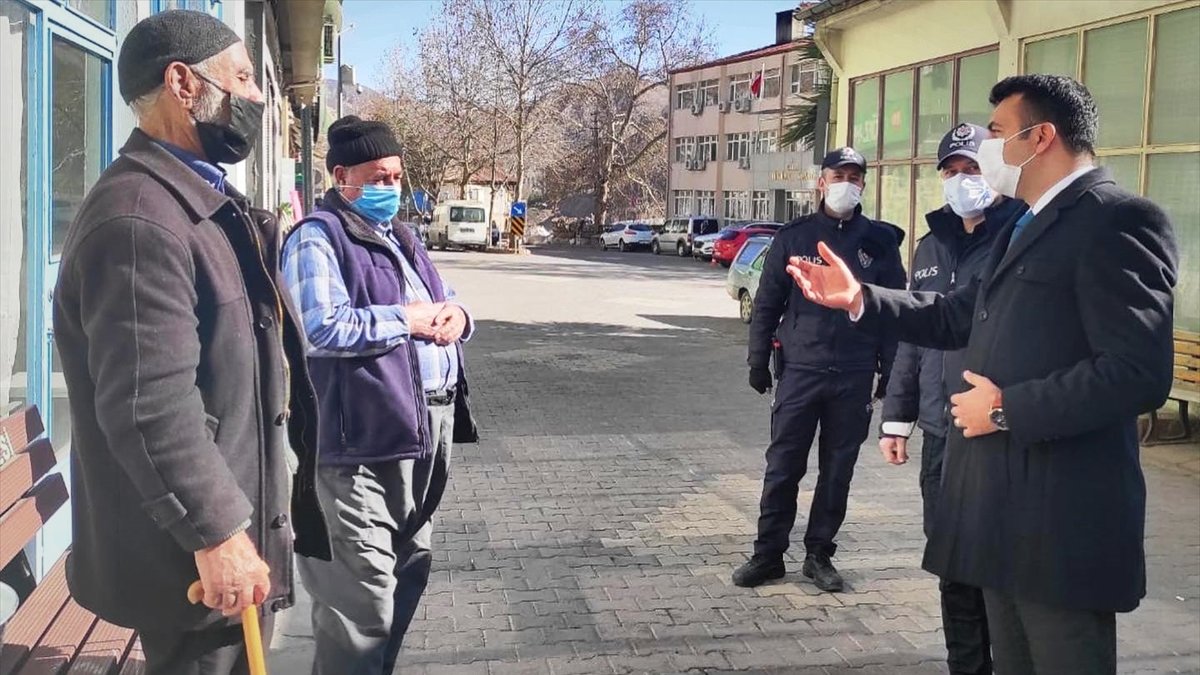 Keban'da Kovid-19 denetimi