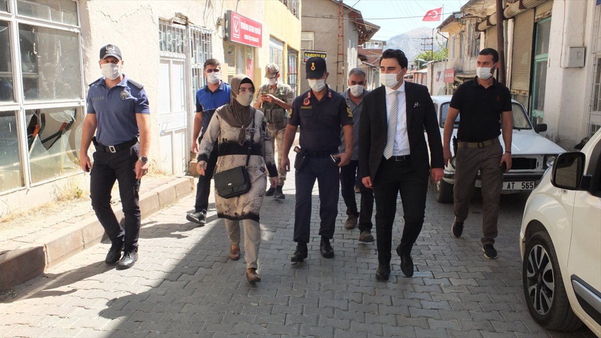 Keban'da Kovid-19 denetimi