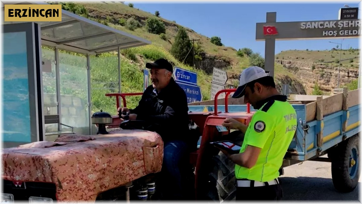 Kemah'ta asayiş ve trafik denetimi