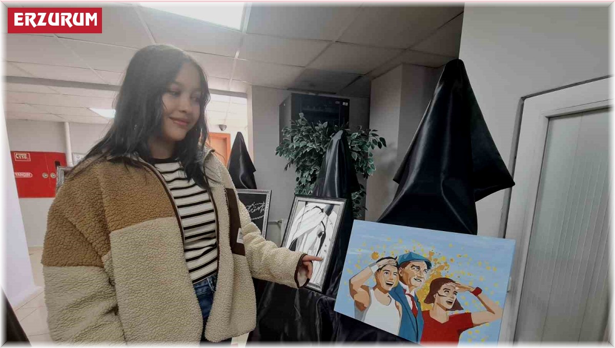 Kendi haftalarında sergi açtılar