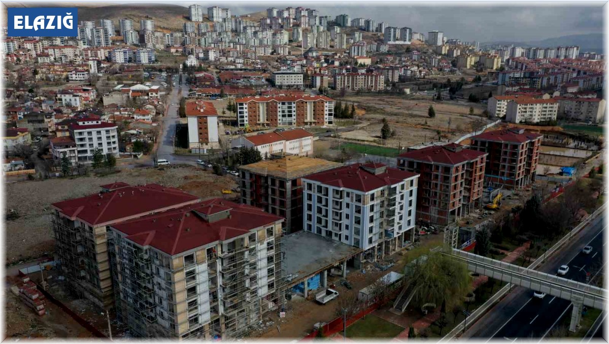Kentsel dönüşüm örneği gösteren Elazığ'da konutlar hızla yükseliyor