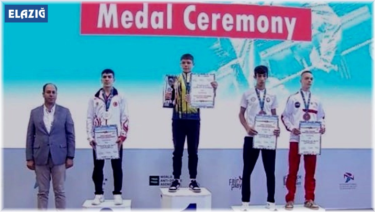 Kick boksta Elazığlı sporculardan 3 madalya