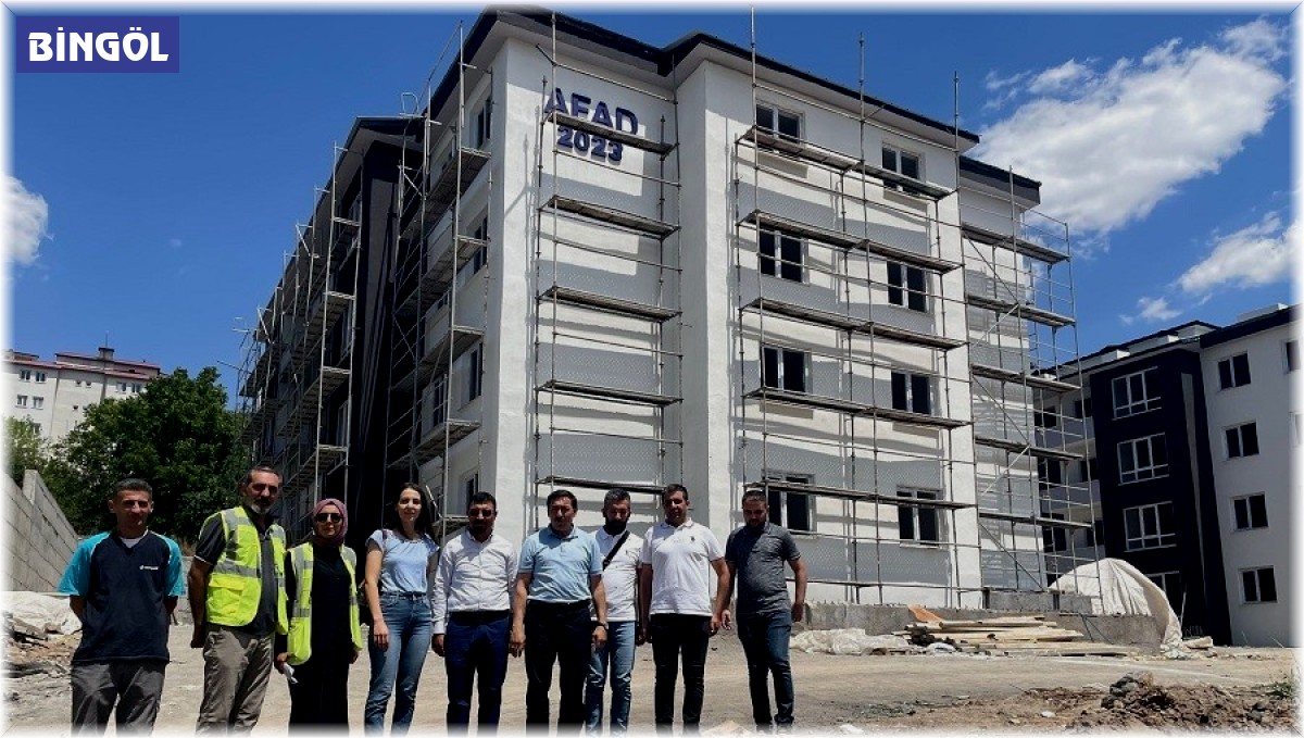 Kiğı ve Adaklı'da yapılan deprem konutları incelendi