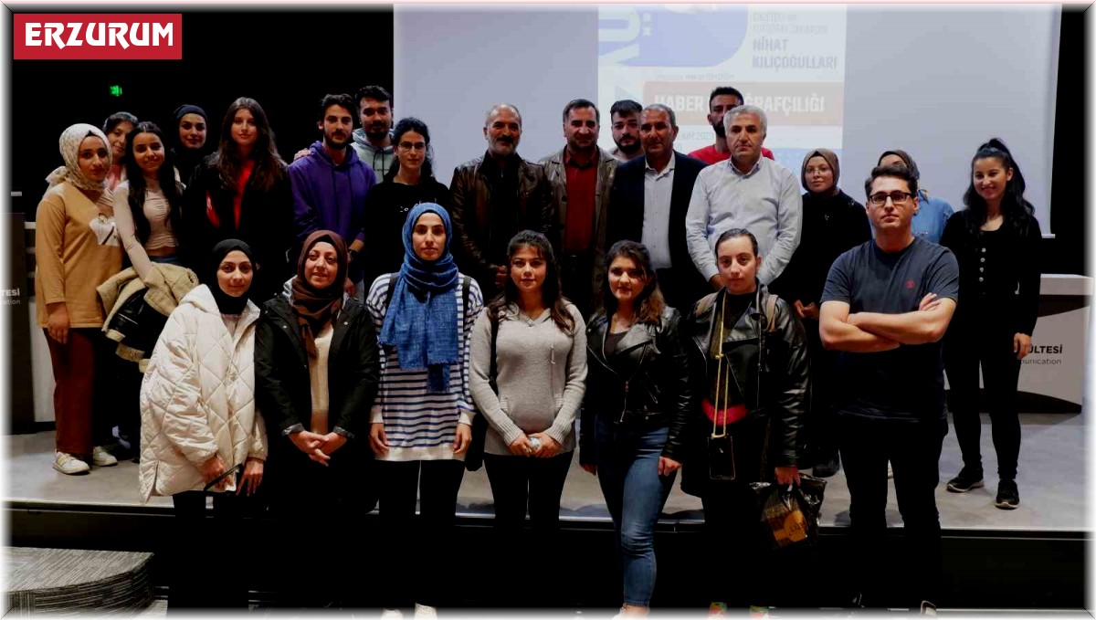 Kılıçoğulları genç iletişimcilere "Haber Fotoğrafçılığı"nı anlattı