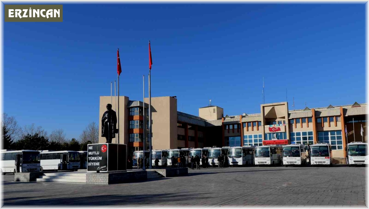 Kiralanan 28 özel halk otobüsü sefere başlıyor