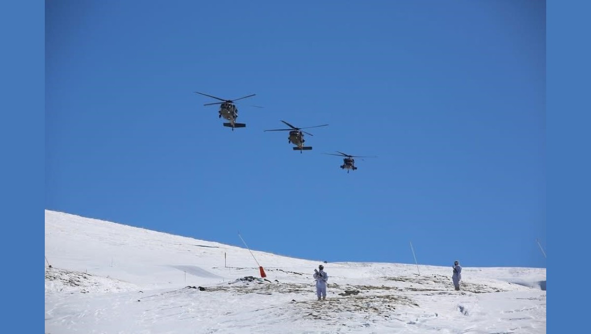 Kış saha tatbikatı başarıyla tamamlandı