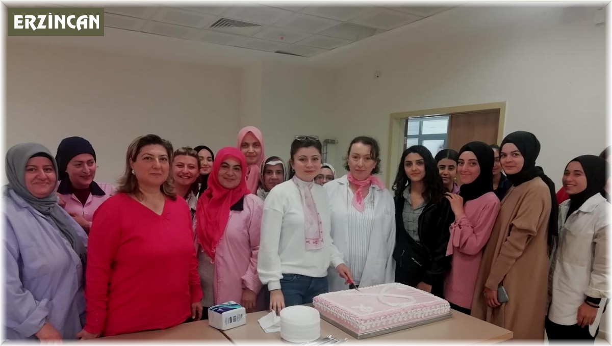 Kız öğrenci yurdunda kanser taramaları hakkında eğitim verildi