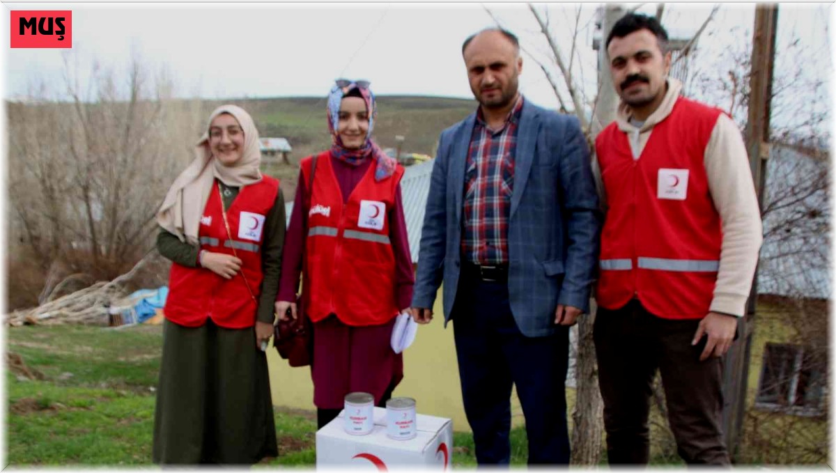 Kızılay'dan 50 aileye Ramazan yardımı