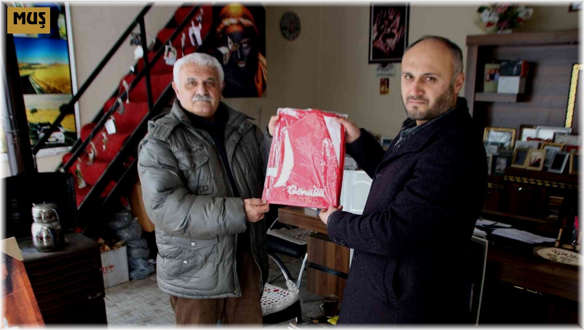 Kızılay Varto Şube Başkanı Yonat'tan İHA muhabirine ziyaret