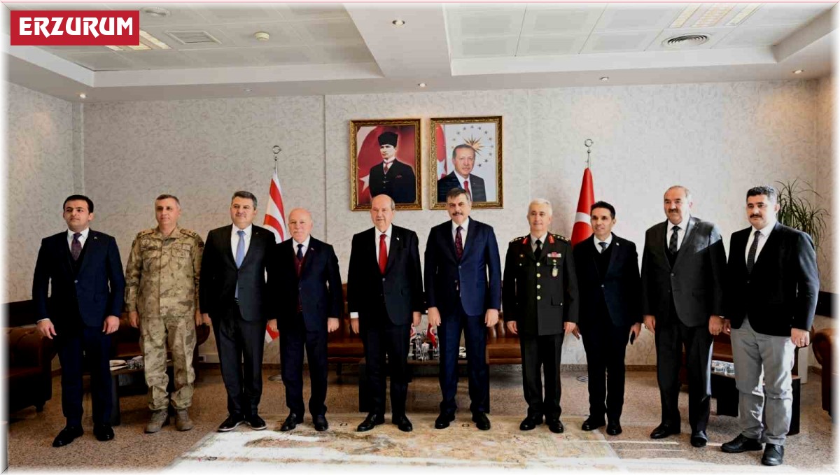 KKTC Cumhurbaşkanı Ersin Tatar Erzurum'da