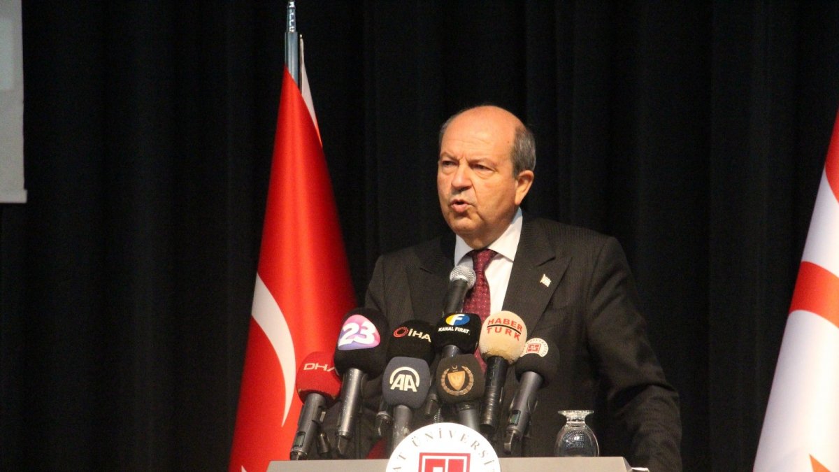 KKTC Cumhurbaşkanı Tatar: "Türkiye Kıbrıs'a 1974'te barışı getirdi, halen sürmektedir"