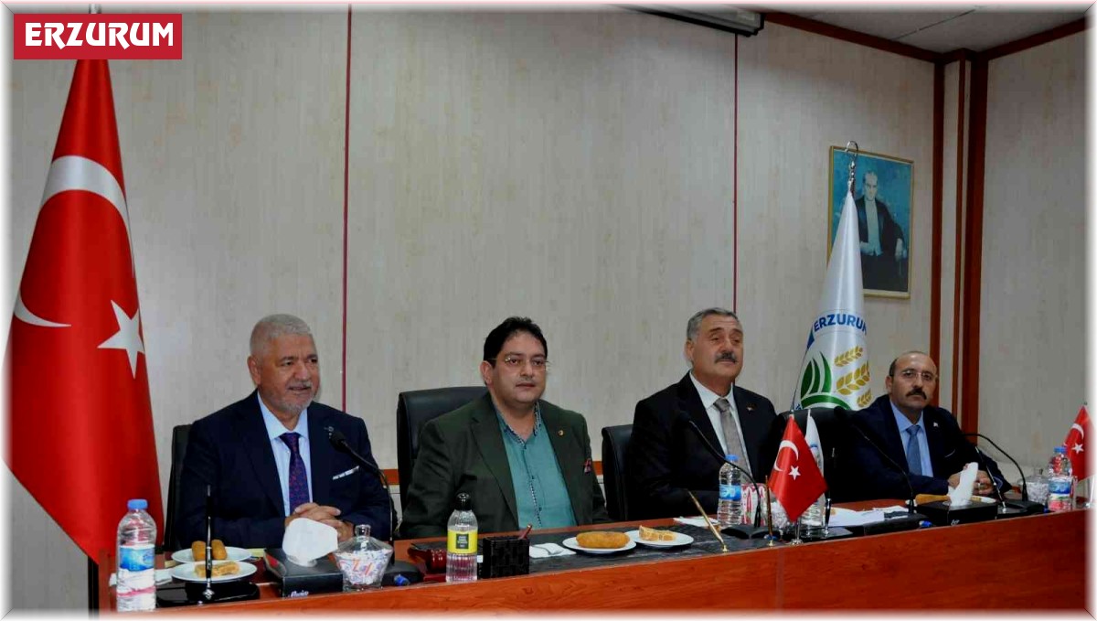 Kocaeli Erzurumlular Kültür ve Dayanışma Vakfı ile Kocaeli Gazeteciler Cemiyeti üyelerinden ETB'ye ziyaret