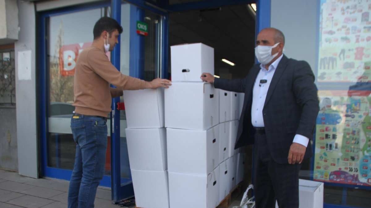 Konakkuran Belediyesinden gıda yardımı