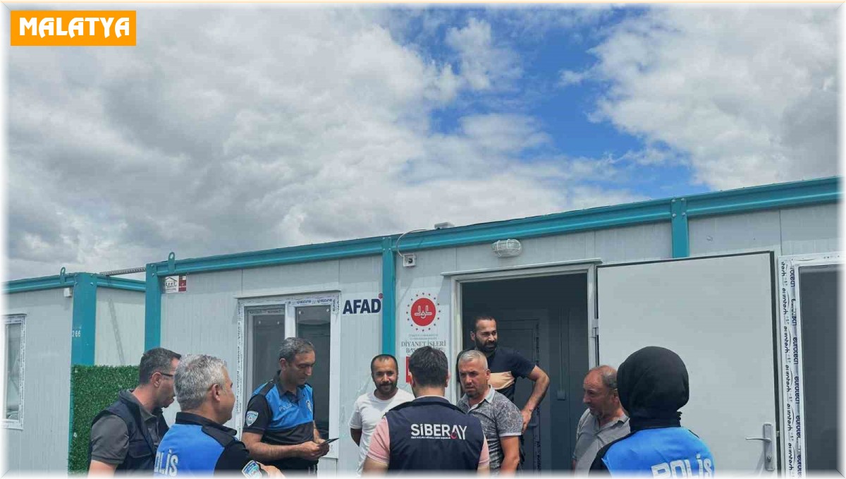 Konteynerde kalan depremzedeye siber suç uyarısı