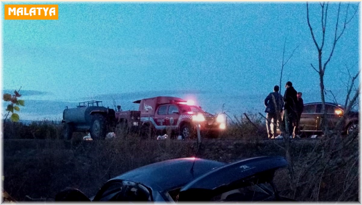 Kontrolden çıkan araç şarampole devrildi: 1 yaralı