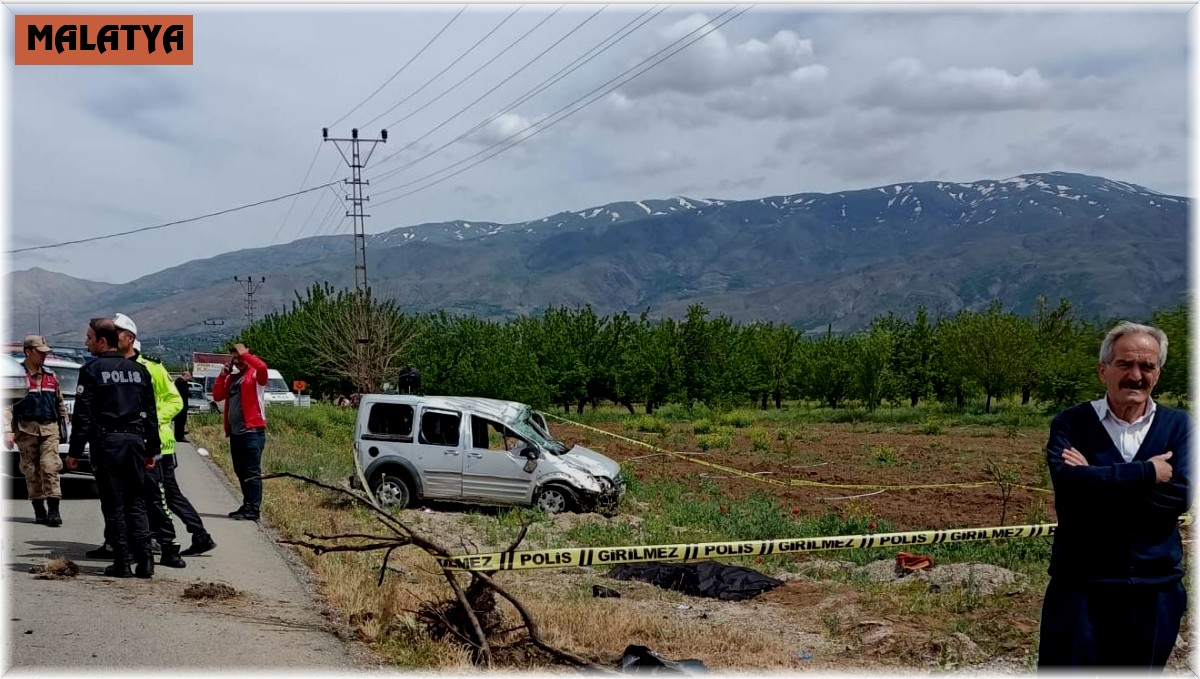Kontrolden çıkan araç takla attı: 1 ölü