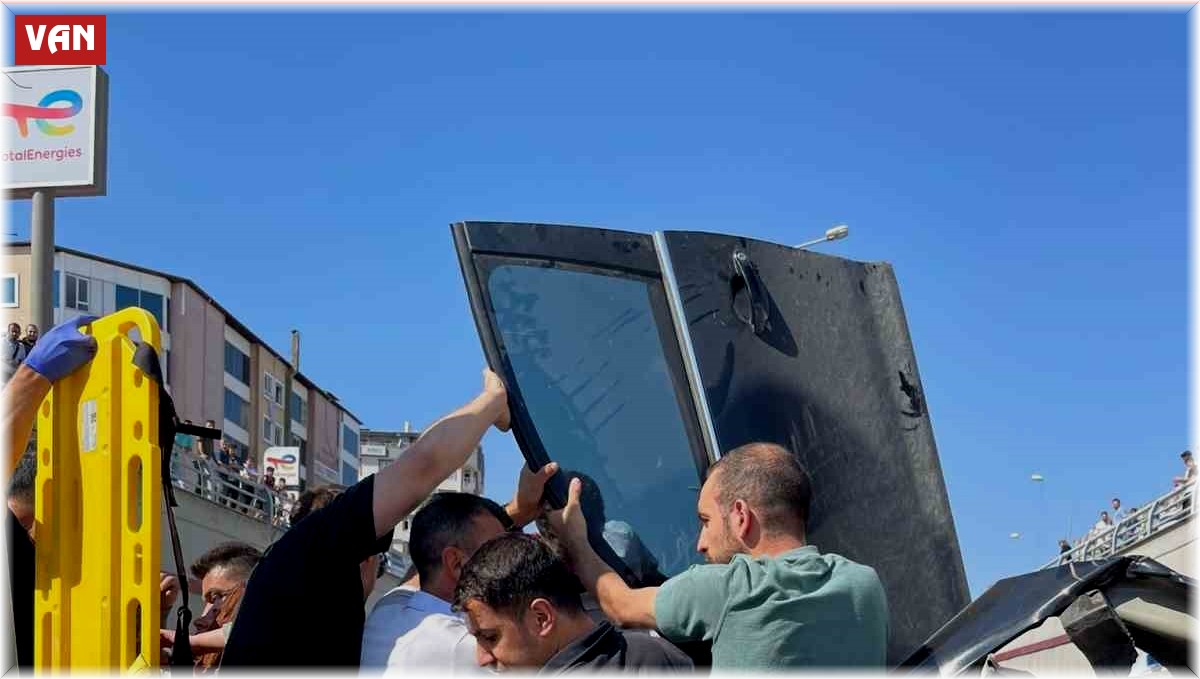 Kontrolden çıkan otomobil takla attı: 3 yaralı