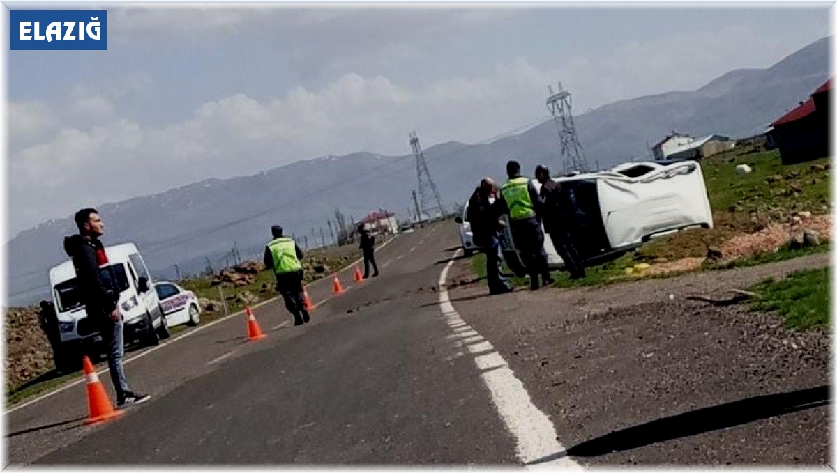 Köpeğe çarpmamak için manevra yaptığı araç takla attı: 2 yaralı