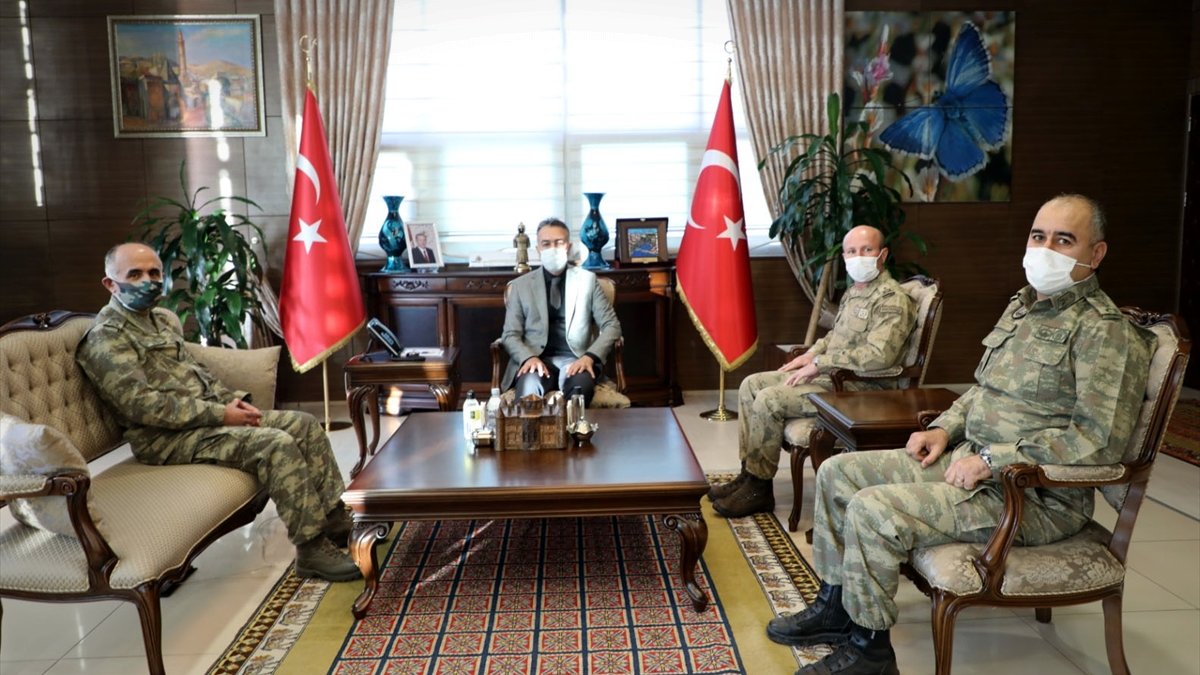 Korgeneral Erbaş'dan, Bitlis Valisi Çağatay'a ziyaret