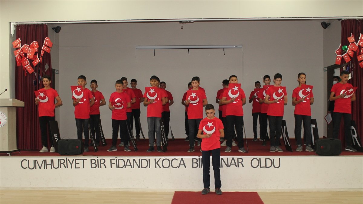Korkut'ta 29 Ekim Cumhuriyet Bayramı kutlandı