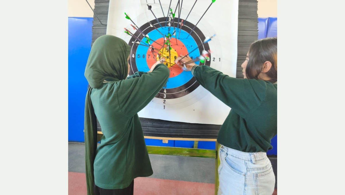 Korkut'ta okçuluk antrenmanları yoğun katılımla sürüyor