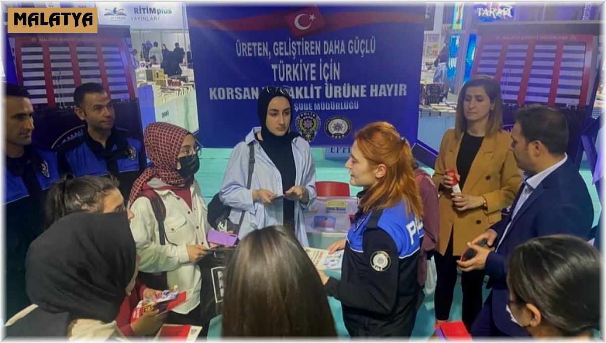 "Korsan ve Taklit Ürüne Hayır" bilgilendirmesi