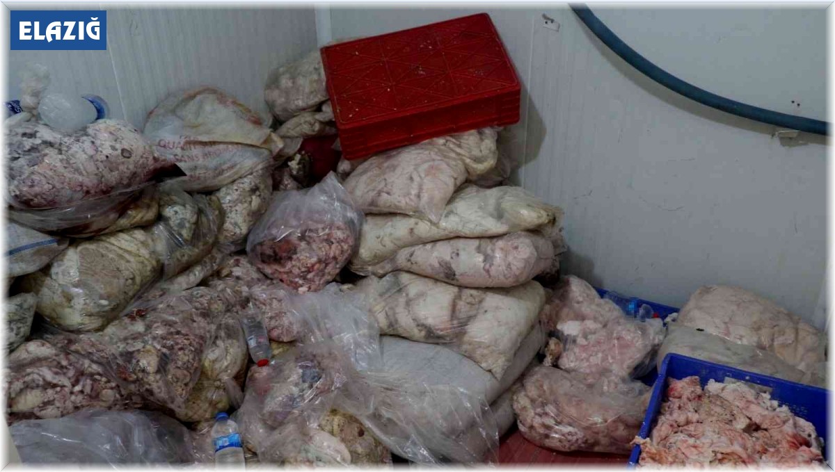 Kötü kokudan rahatsız olan vatandaşlar ihbar etti, depodan çürümüş et çıktı