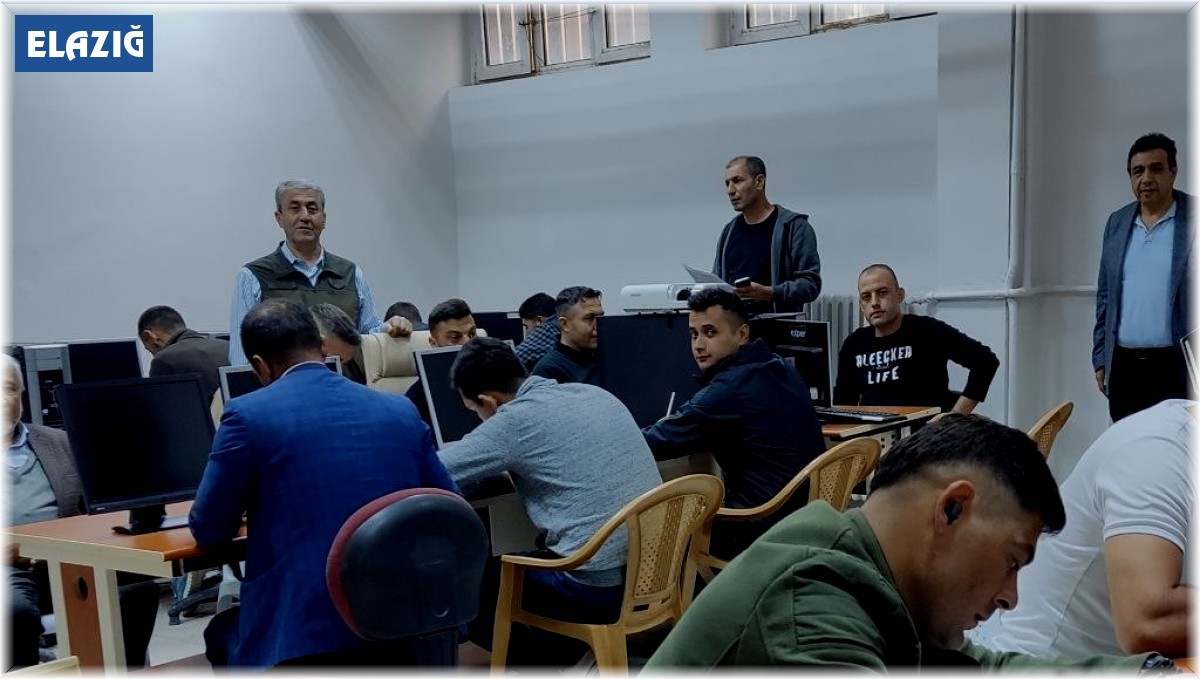 Kovancılar'da avcı adaylarına yönelik sınav