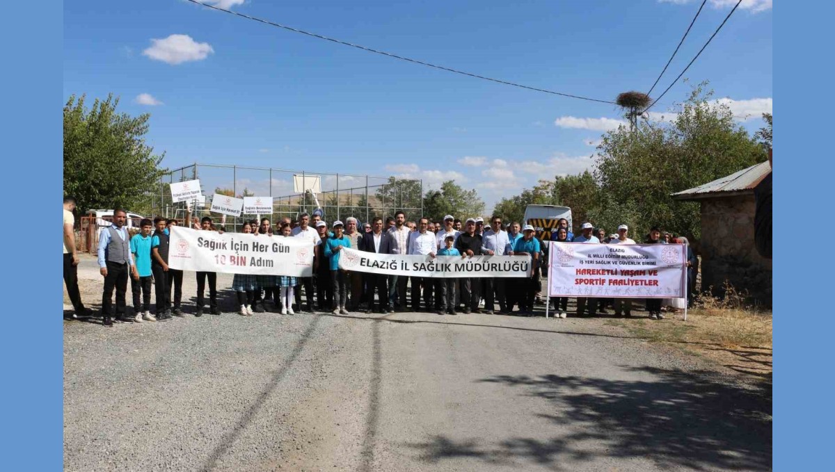 Kovancılar'da dünya yürüyüş günü etkinliği