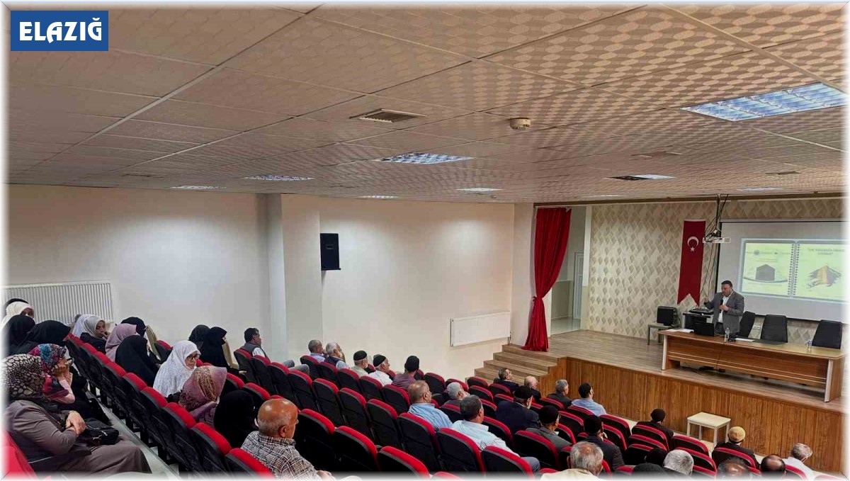 Kovancılar'da uygulamalı hac eğitim semineri düzenlendi