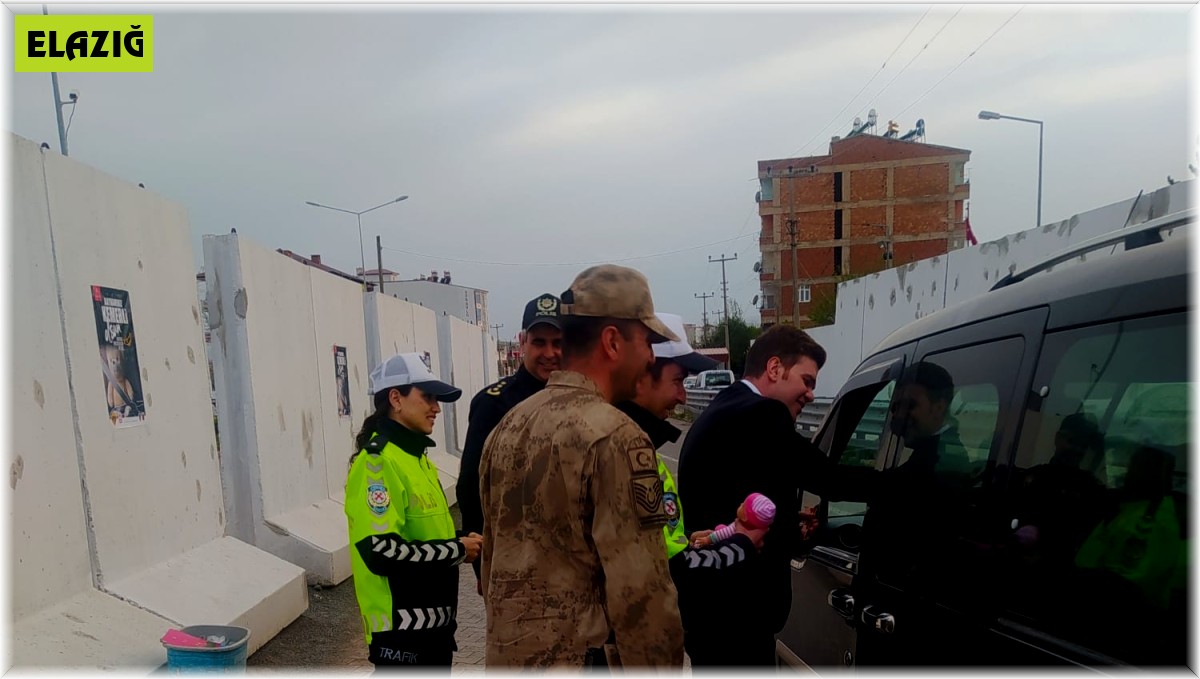 Kovancılarda trafik denetimi