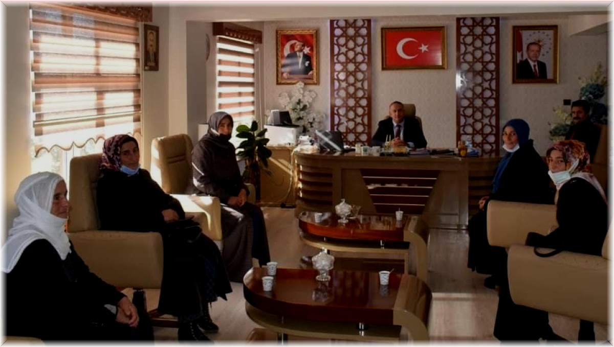 Köylü girişimci kadınlardan Başkan Bedir'e ziyaret