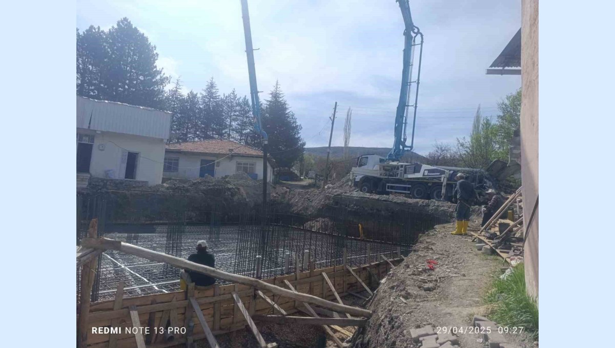 Kozluca Camii'nin temeli düzenlenen törenle atıldı