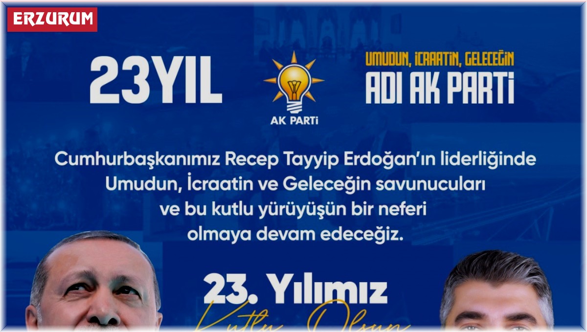 Küçükoğlu; "AK Parti mazlum ve mağdur milletlerin umududur"